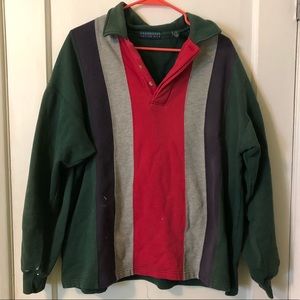 90’s collar long sleeve sweater